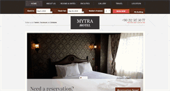 Desktop Screenshot of mytrahotel.com